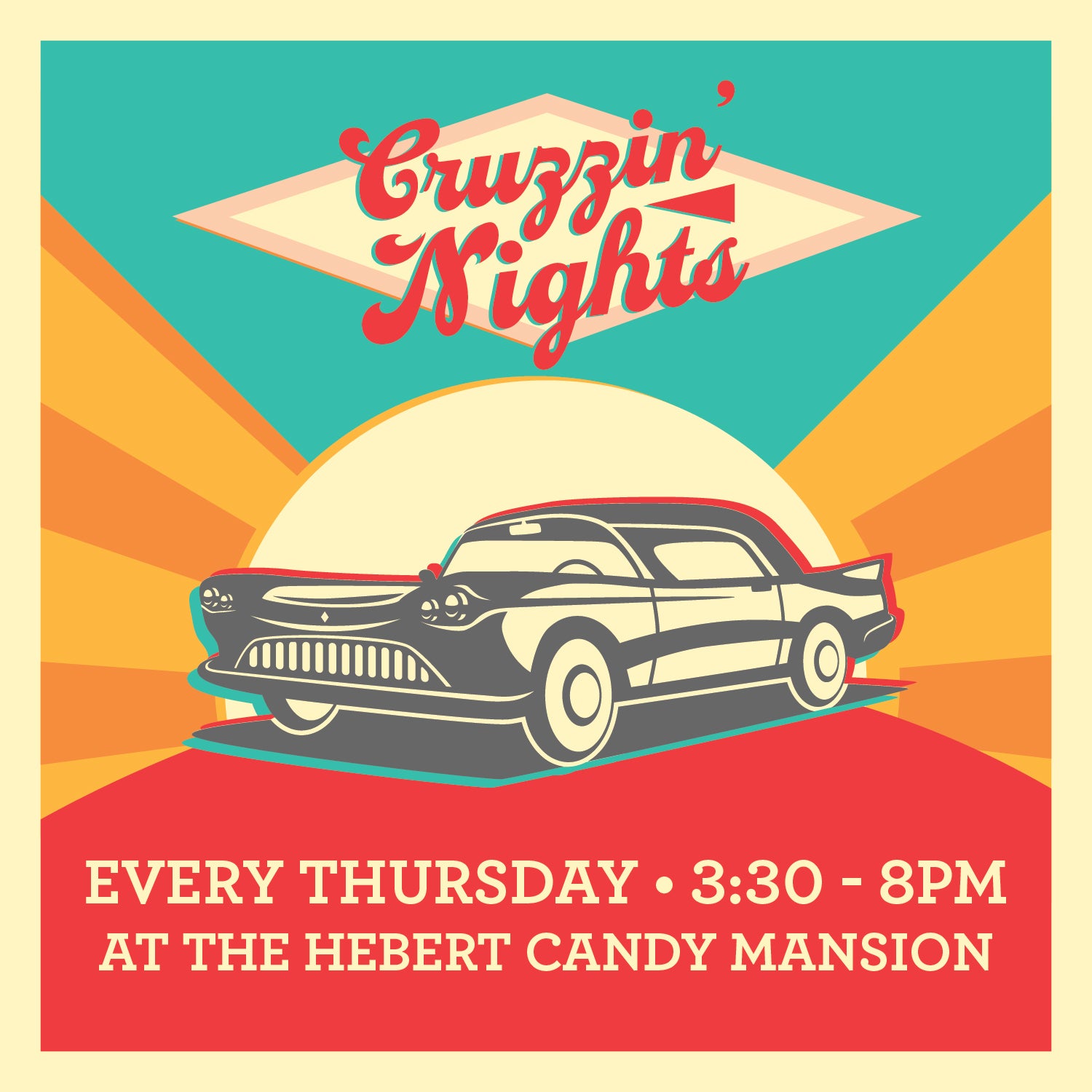 Thursday Night Cruzzin' - Car Show – Hebert Candies & Gifts