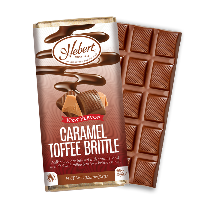 Caramel Toffee Brittle Milk Chocolate Bar (3.25oz)