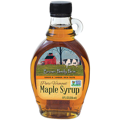 Brown Family Farm 100% Pure Maple Syrup 12OZ Amber