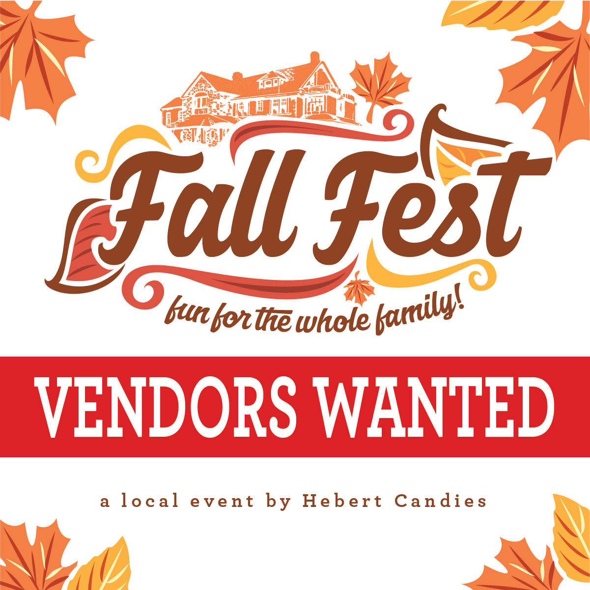 Calling All Vendors! | 2025 FallFest: Food Truck and Vendor Fair at The Candy Mansion!