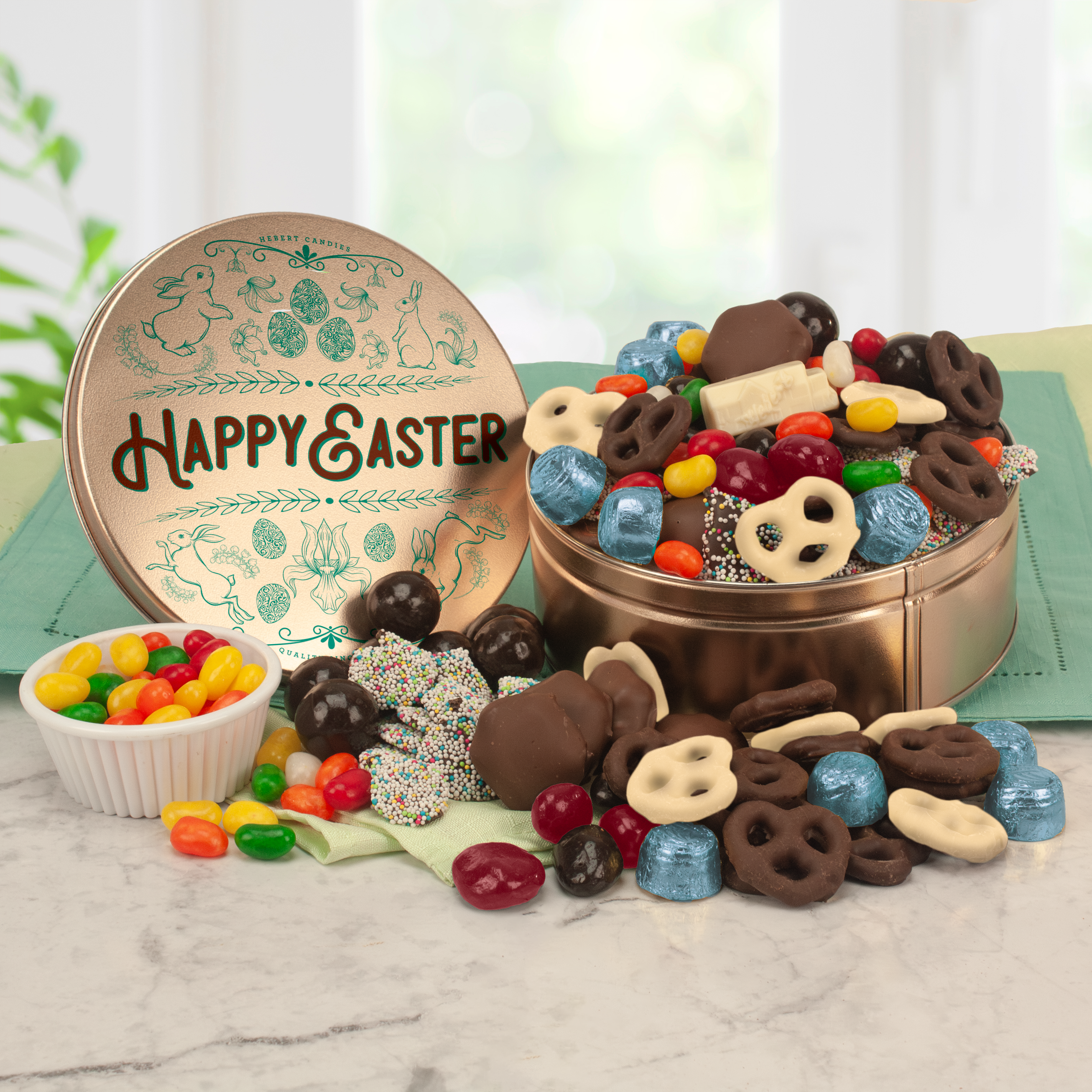 Vintage Easter Spring Medley Tin