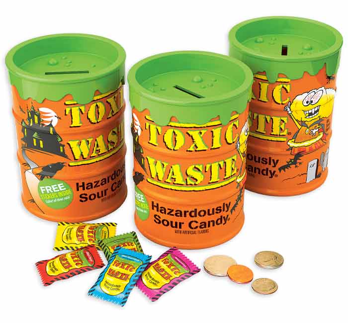 Toxic Waste Halloween Bank