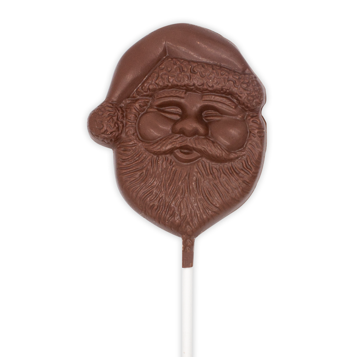 Santa Face Pop (3oz) (Milk Chocolate)