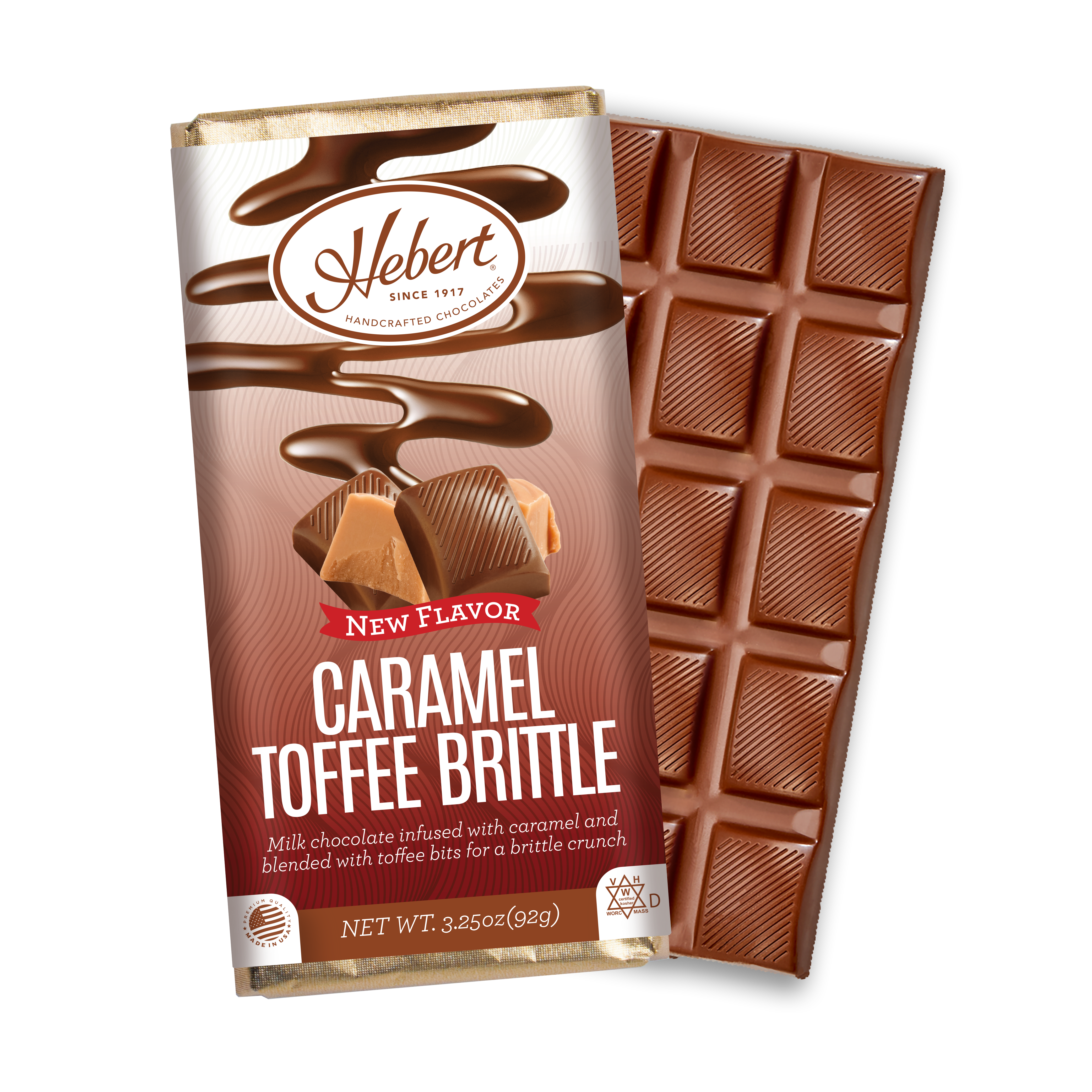 Caramel Toffee Brittle Milk Chocolate Bar (3.25oz)