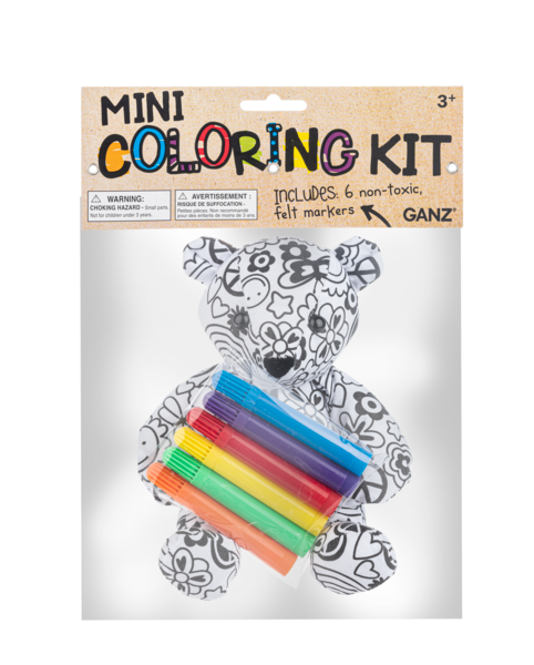 Ganz: Color Teddy Bear w/markers