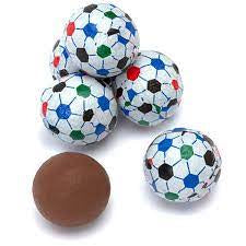 Milk Chocolate Foiled Soccer Balls