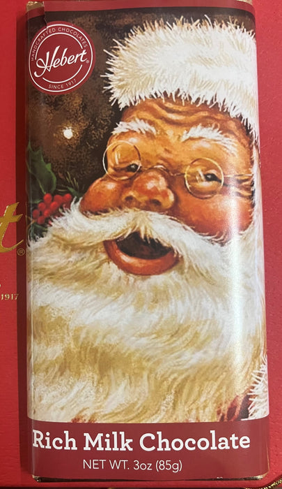 3 Oz. Santa Face Milk Chocolate Bar