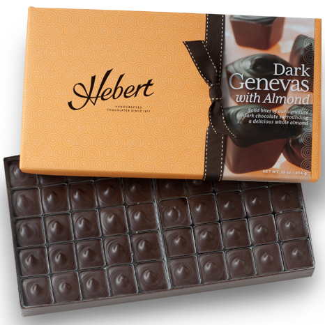 Genevas - 1 lbs. Dark Chocolate with Almonds
