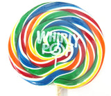 Large Rainbow Whirly Pop ( 6 oz )