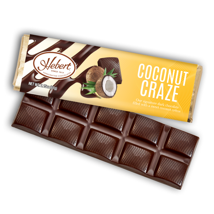 Coconut Craze Dark Chocolate Bar (2.15oz)