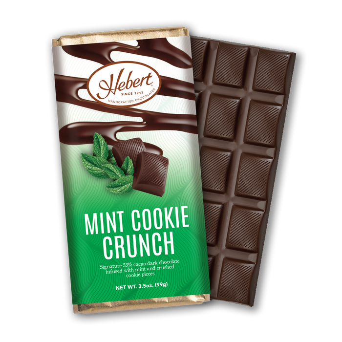 Mint Cookie Crunch Dark Chocolate Bar (3.5oz)