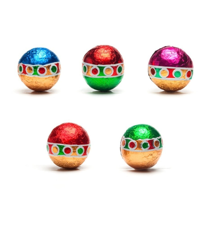 Foiled Xmas Balls (Milk Chocolate)