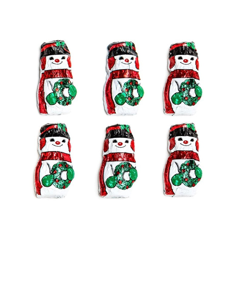 Foiled Snowmen (Milk Chocolate)