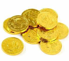 1oz Gold Coins (Milk Chocolate)