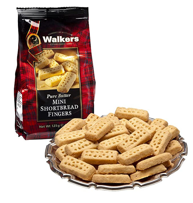Walker's: Pure Butter Mini Shortbread Fingers (125g)